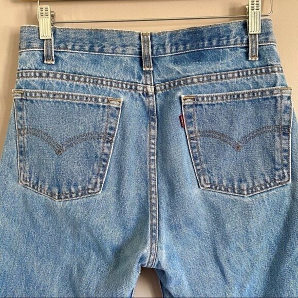 🛑 Levi's Cotton High-Rise Straight Leg Capri Jeans - 28 x 19” - Picture 4 of 8